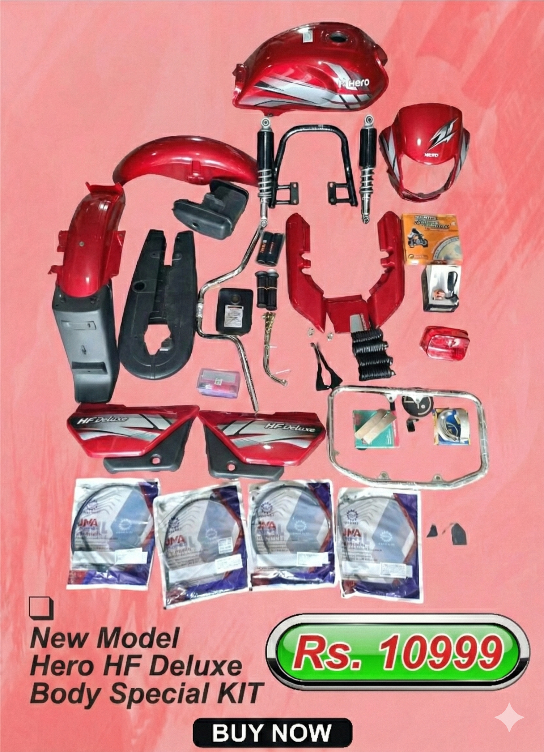 Hero HF Deluxe Body Special KIT
