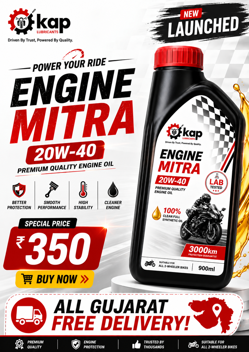 ENGINE MITRA 20W-40 Premium Engine Oil