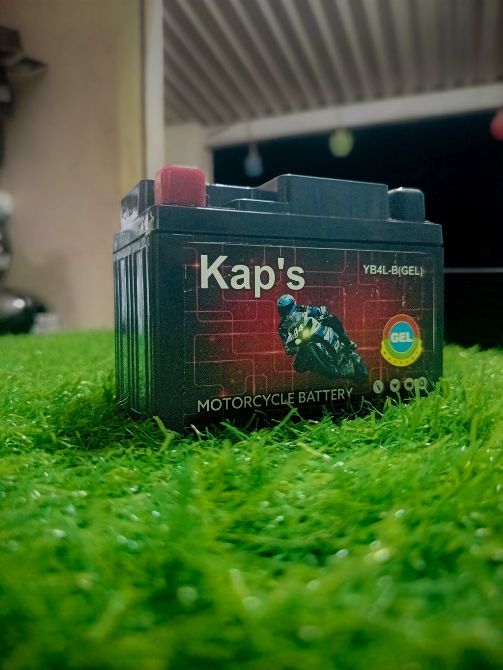 Kap's YB4L-B (GEL) High-Performance Motorcycle Battery - 2 Year Guarantee