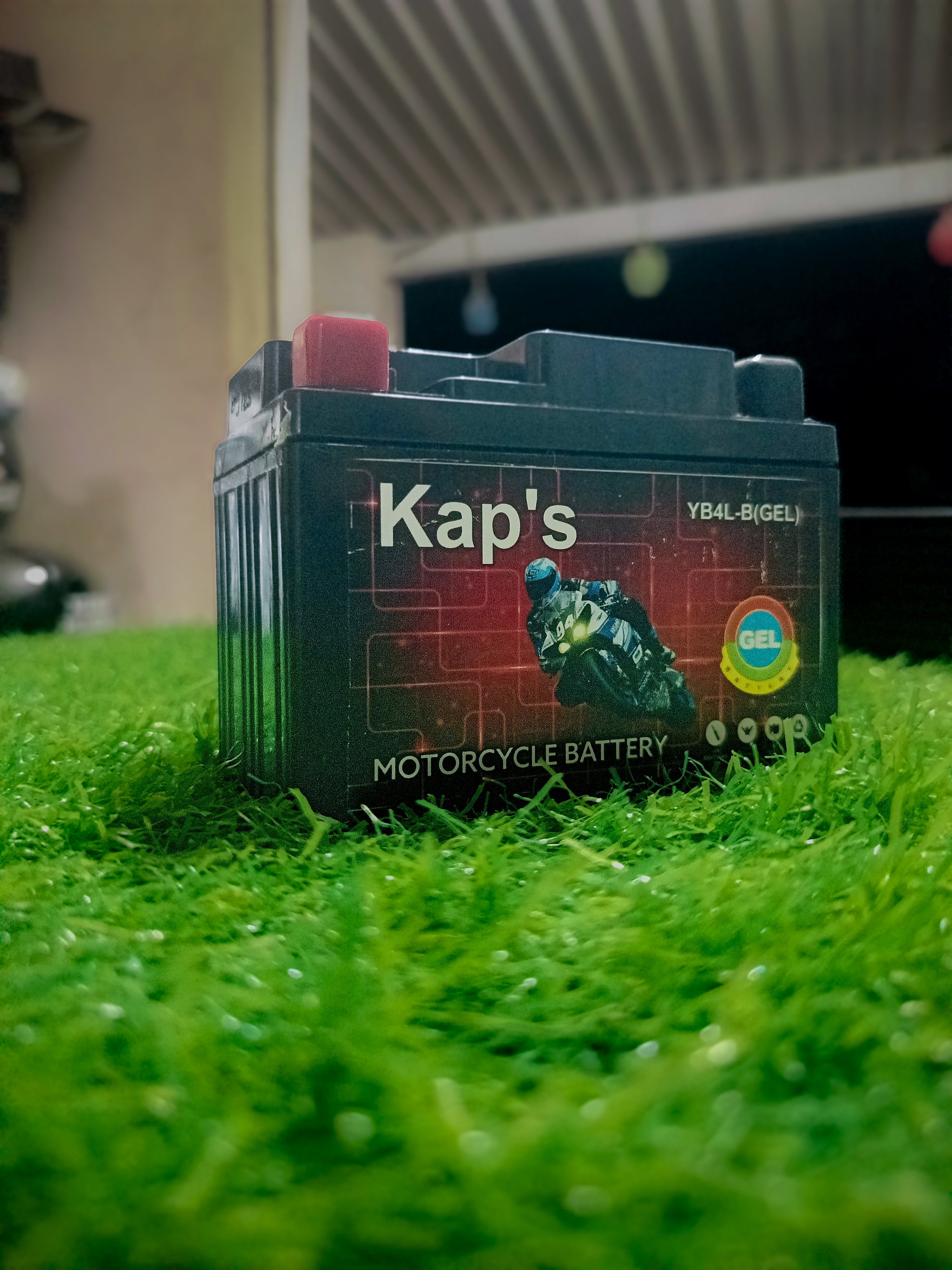 Kap's YB4L-B (GEL) High-Performance Motorcycle Battery - 2 Year Guarantee
